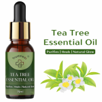 Tea Tree Essential Oil (15ml) for Acne-Prone Skin, Hair Care & Aromatherapy – 100% Pure & Natural – Purifies