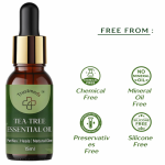Tea Tree Essential Oil (15ml) for Acne-Prone Skin, Hair Care & Aromatherapy – 100% Pure & Natural – Purifies