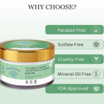 Vitamin C Face Gel with Aloevera & Neem (50g) | Hydrating & Brightening Daily Moisturizer for Clear Glow | Acne & Oil Control Formula for Men & Women