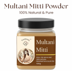 100% Pure Multani Mitti Powder (100g) for Face & Hair – Natural Fuller’s Earth for Oil Control