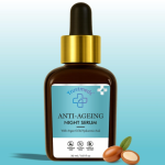 Anti-Ageing Night Serum with Argan Oil & Hyaluronic Acid, Paraben Free, Sulfate Free, Mineral Oil Free, 30ml
