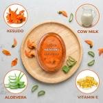 Vaidayu Kesudo Handmade Soap – Real Palash Flower for Glowing Skin & Tan Removal (100g)