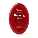 Vaidayu Rose & Beetroot Handmade Soap – For Natural Glow, Skin Softening & Brightening (100g)