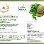 Dhairyam Moringa Leaves Powder 100g 100% Natural & Pure | Ayurvedic Herbal Supplement