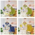 Premium Two-Piece Collar Neck T-Shirt Set