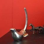 Bird Figurines for Home Decor,Living Room, Bedroom, Office Desk, Cabinets (Silver Finish)