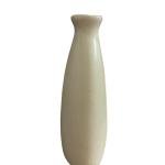 VIBHSA Triangular Shape Botle Ceramic Vase, Flower Vase, Pampas Grass Vase, Vase for Money Plant Live