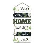 VIBHSA Home Decorative Wall Art MDF Wooden Wall Hanger for Living room | Bedroom | Gifts Set of 6
