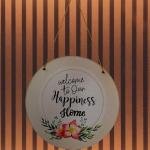 VIBHSA Welcome To Our Home Quotes Wooden Wall Hanging Decorative Items for Home Decor | Living Room