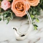 Bird Figurines for Home Decor,Living Room, Bedroom, Office Desk, Cabinets (Silver Finish)