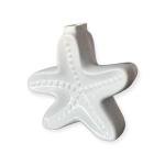 Vibhsa Star Fish Shape Vase, Ceramic Plant Pot, Diamond Shaped Planter, Designer Flower Pot for Office, Table & Home Decoration