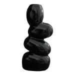 VIBHSA Ceramic Vase for Rustic Home Decor - Flower Vases for Modern Wedding Farmhouse Living Room Bedroom Shelf Dining Table