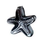 Vibhsa Star Fish Shape Vase, Ceramic Plant Pot, Diamond Shaped Planter, Designer Flower Pot for Office, Table & Home Decoration