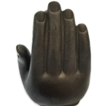 VIBHSA Golden Handcrafted Palm Buddha Idol for Home,Office and Gifts - Palm Buddha Hand Statues for Living Room