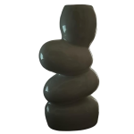 VIBHSA Ceramic Vase for Rustic Home Decor - Flower Vases for Modern Wedding Farmhouse Living Room