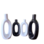 Vibhsa Beautiful Ceramic Decorative Vases for Home Decor,Center Table, Flowers Pot, Bedroom Side Corners, Living Roomand Party