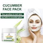 Cucumber Face Pack for Glowing Skin, Oil Control & Cooling Effect – 100g | Natural, Herbal & Chemical-Free | Suitable for All Skin Types