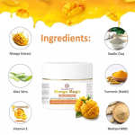 Mango Face Pack | Hydrating & Nourishing Clay Mask | Brightens Skin | Aloe Vera & Multani Mitti For All Skin Types