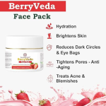 Berry Veda Face Pack – Natural Skin Brightening & Tan Removal Pack with Berries & Ayurvedic Ingredients