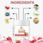 Berry Veda Face Pack – Natural Skin Brightening & Tan Removal Pack with Berries & Ayurvedic Ingredients