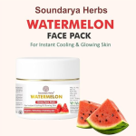 Watermelon Face Pack | Hydrating & Cooling Clay Mask | With Watermelon Extract | Soothes. Brightens & Refreshes