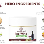 Red Wine Face Pack, For Youthful Glowing & Firm Skin, All Skin Types