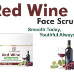 Red Wine Face Scrub for Glowing, Smooth & Youthful Skin, All Skin Types