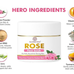 Rose Face Scrub for Soft, Smooth & Glowing Skin, Pure Rose Touch for Radiant Skin