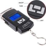 HANGING 50KG PORTABLE KITCHEN WEIGHT SCALE (BLACK)