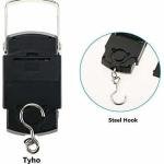 Fishing Scale, Hanging Scale, LCD Screen 110lb/50kg Portable Electronic Digital Postal Hook Luggage Shopping Spring Scale