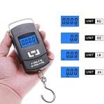 New Classic Digital Heavy Duty Luggage Weigh MAchine Portable, Hook , 50Kg Weighing Scale (Pack of 1)