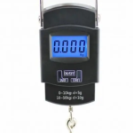 Marttnest 50kg Handheld LCD Display Electronic Digital Travel Luggage Weighing Scale Weighing Scale (Black)