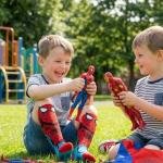 Spiderman Socks, Coolest knee-High Spiderman Socks With Plush Spikes, Soft Cotton, Sweat-Absorb, Comfortable, For Kids (3 to 12 Years)