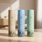 BARBAR KHARIDO NATURE DESIGN MINI COMPACT 350ML GLASS WATER BOTTLE