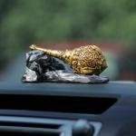 Barbar Kharido Hanuman Ji Gada Bajrang Bali Resin Idol - Decorative Statue for Pooja Room Home Office Living Room | Spiritual Blessing Figurine | Table & Interior Décor Gift