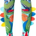 Dinosaur Socks, Coolest knee-High Dinosaurs Socks With Plush Spikes, Animal-theme, Soft Cotton, Sweat-Absorb, Comfortable, For Kids