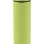 BARBAR KAHRIDO 500ML HEAVY QUALITY SILICONE GLASS WATER BOTTLE WITH STAINLESS STEEL LID COVER PACK OF 1 (GREEN COLOUR)