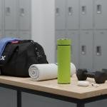 BARBAR KAHRIDO 500ML HEAVY QUALITY SILICONE GLASS WATER BOTTLE WITH STAINLESS STEEL LID COVER PACK OF 1 (GREEN COLOUR)