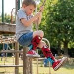 Spiderman Socks, Coolest knee-High Spiderman Socks With Plush Spikes, Soft Cotton, Sweat-Absorb, Comfortable, For Kids (3 to 12 Years)