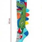 Dinosaur Socks, Coolest knee-High Dinosaurs Socks With Plush Spikes, Animal-theme, Soft Cotton, Sweat-Absorb, Comfortable, For Kids