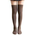 Wool Warm Thigh High Socks for Women