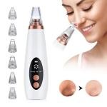 Electric 6-in-1 Multi-function Blackhead Remover | USB Rechargeable Acne & Pimple Pore Cleaner Vacuum Tool | Facial Cleanser Device for Nose & Skin Care