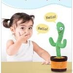 Electronic Dancing Cactus Toy with Lighting, Singing Cactus