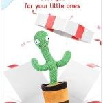 Electronic Dancing Cactus Toy with Lighting, Singing Cactus