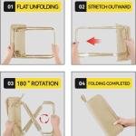 Handbag Folding Stool with Zipper Bag