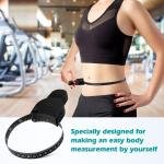 Body Measuring Tape with Lock Pin & Retractable Push Button | Fitness, Weight Loss