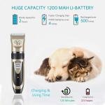 Pet Hair Trimmer for Dogs & Cats Grooming Kit | Clippers, Scissors, Comb
