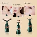 3-in-1 Anti-Wrinkle Face, Neck & Eye Vibration Facial Massager