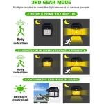 New Exterior Wall Lights Wireless Motion Sensor Solar Lantern