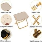 Handbag Folding Stool with Zipper Bag